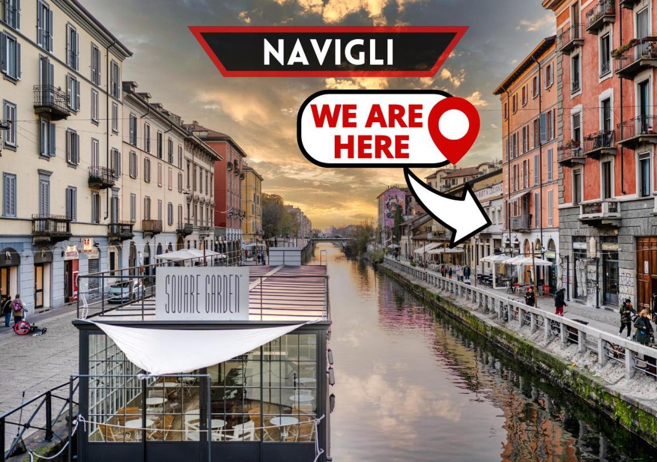 Navigli Dimora Storica Con Vista Sul Canale Milan Bagian luar foto